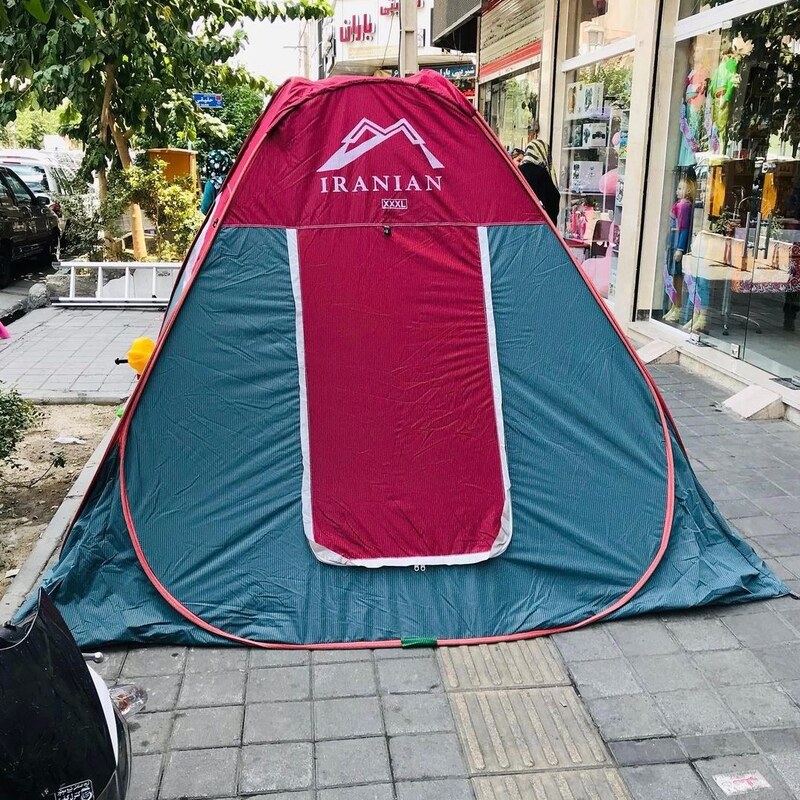 چادر مسافرتی8نفره فنری مدل برنو سفارشی  کیفیت بالا دوخت زیبا و رنگبندی کد C43