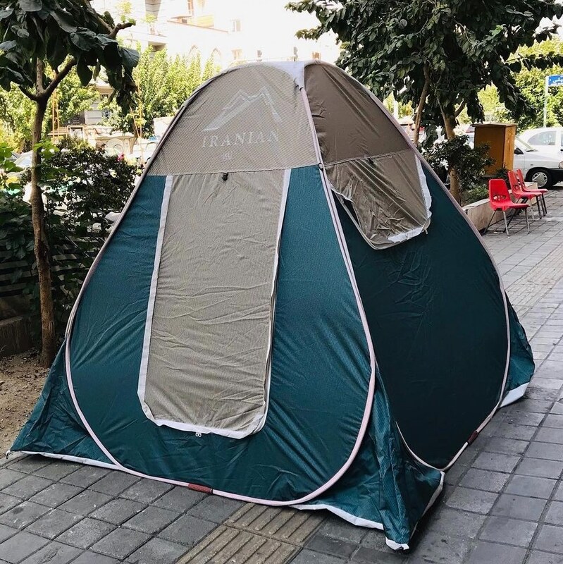 چادر مسافرتی8نفره فنری مدل برنو سفارشی  کیفیت بالا دوخت زیبا و رنگبندی کد C872