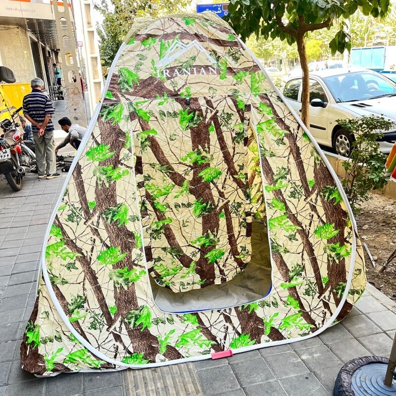 چادر مسافرتی 12 نفره جنس برنو با ارتفاع بلند و کف ضخیم و سه پنجره و رنگبندی کد4