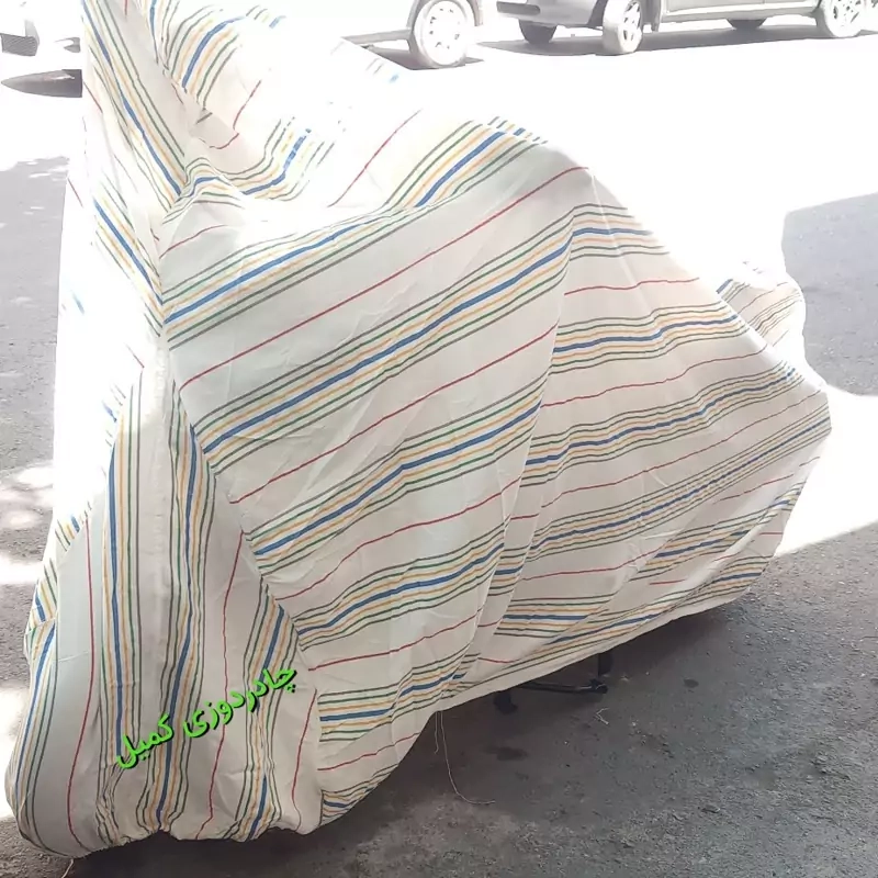 چادر موتورسیکلت گالکسی برزنتی نخی ضد آفتاب