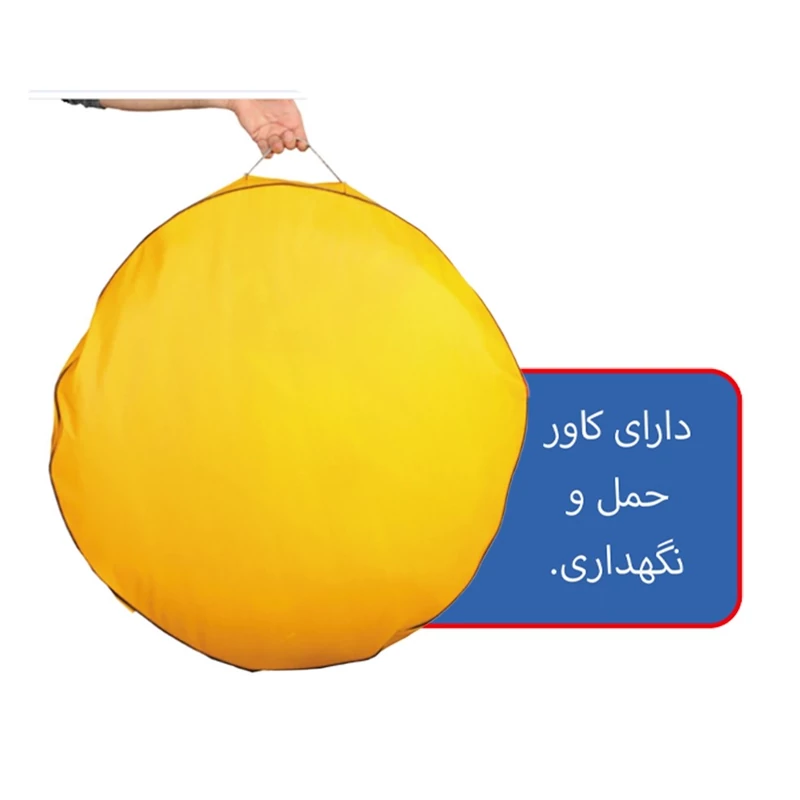 پشه بند 12 نفره کف ضد آب و ضخیم  و تور درجه یک مدل چادر مسافرتی 2/5 در 2/5