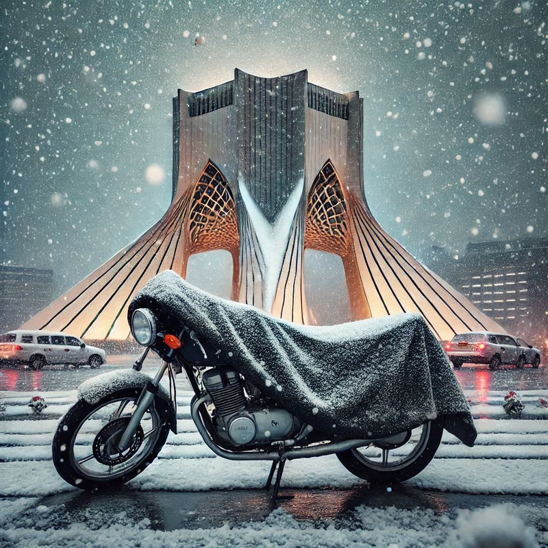 چادر موتور سیکلت رویال اسپرت مدل شمعی مناسب برای هوندا کلیک
