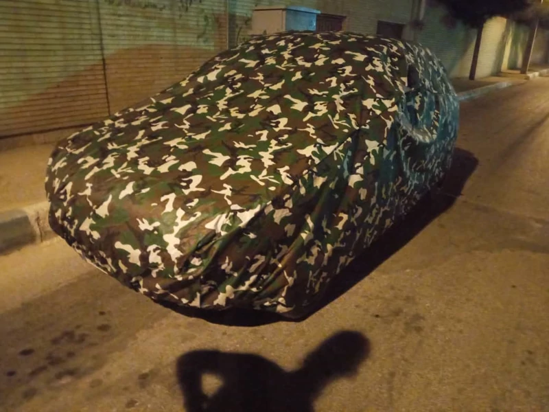 چادر ماشین تفلون ارتشی مخصوص بک x3 ( بی ای سی ایکس 3 پرو )(BAC X3 PRO)(چهار فصل ، ضد آب و مقاوم به آفتاب)